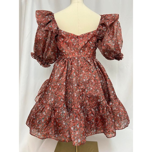 NWT! SELKIE THE CRIMSON BEBE BLOOM DRESS SIZE-6X - Picture 4 of 9